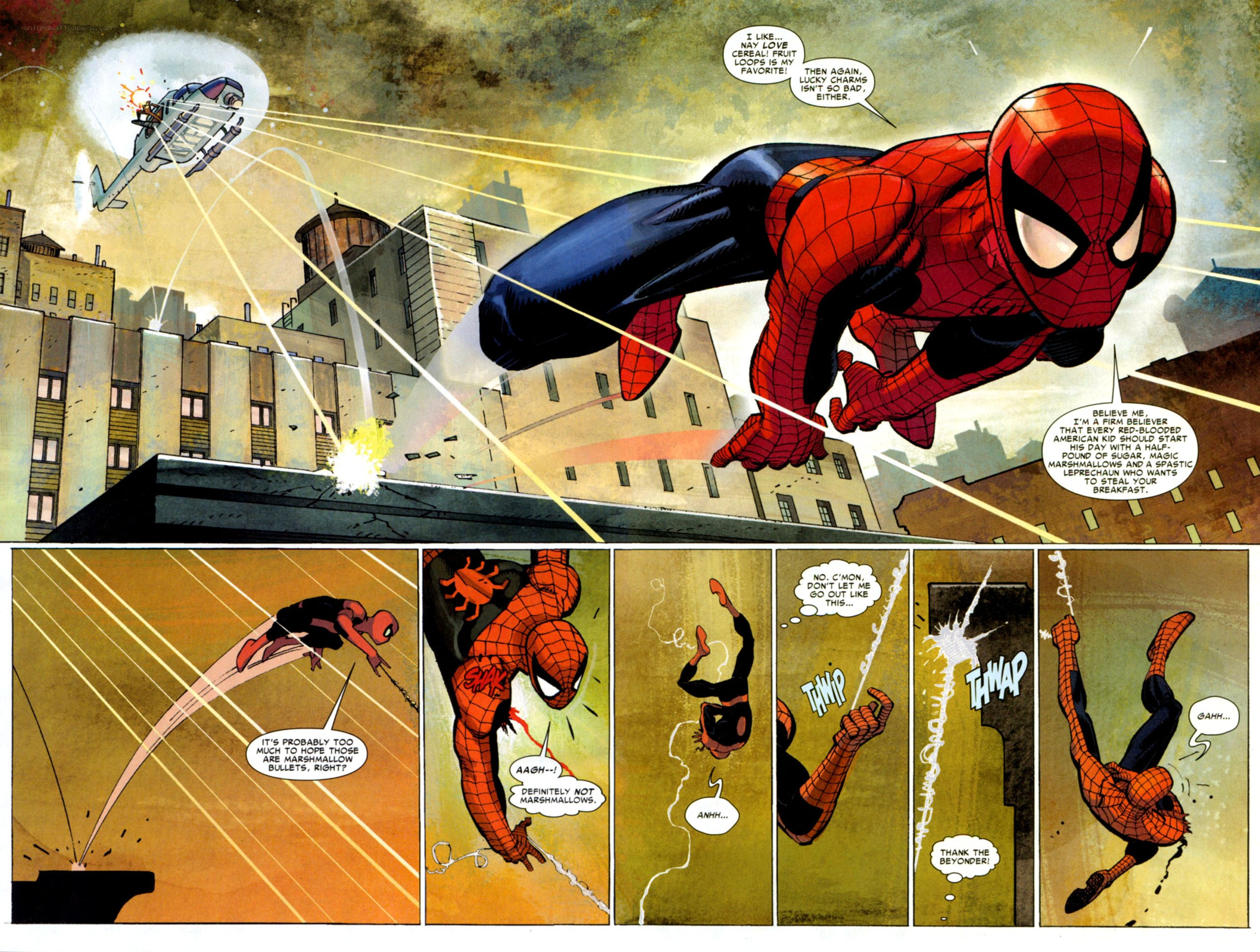 Spider-Man in action