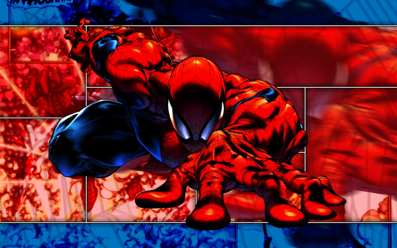 Spider-Man in action