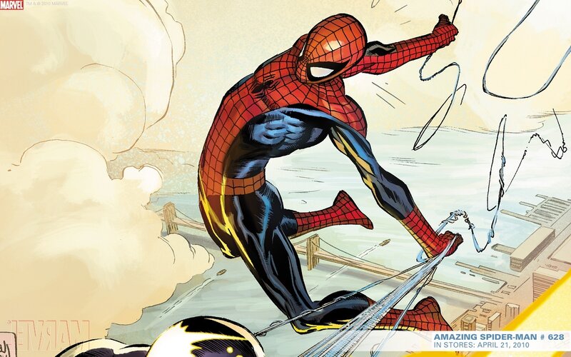Spider-Man in action