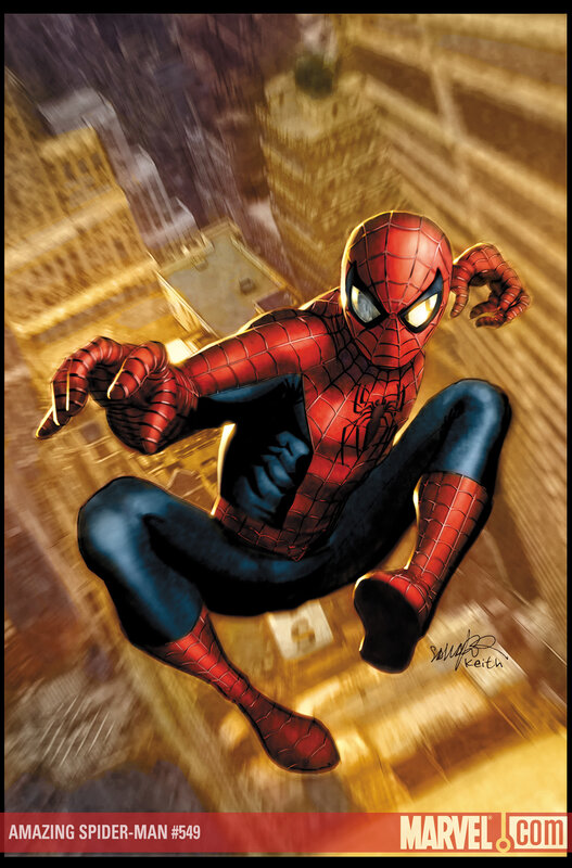 Spider-Man in action