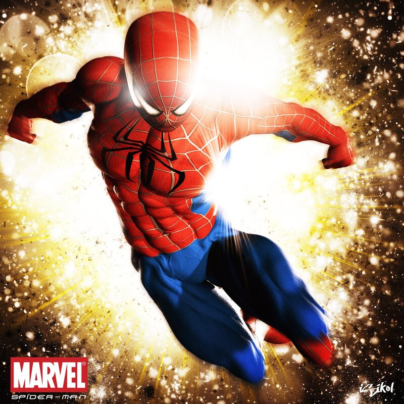 Spider-Man in action