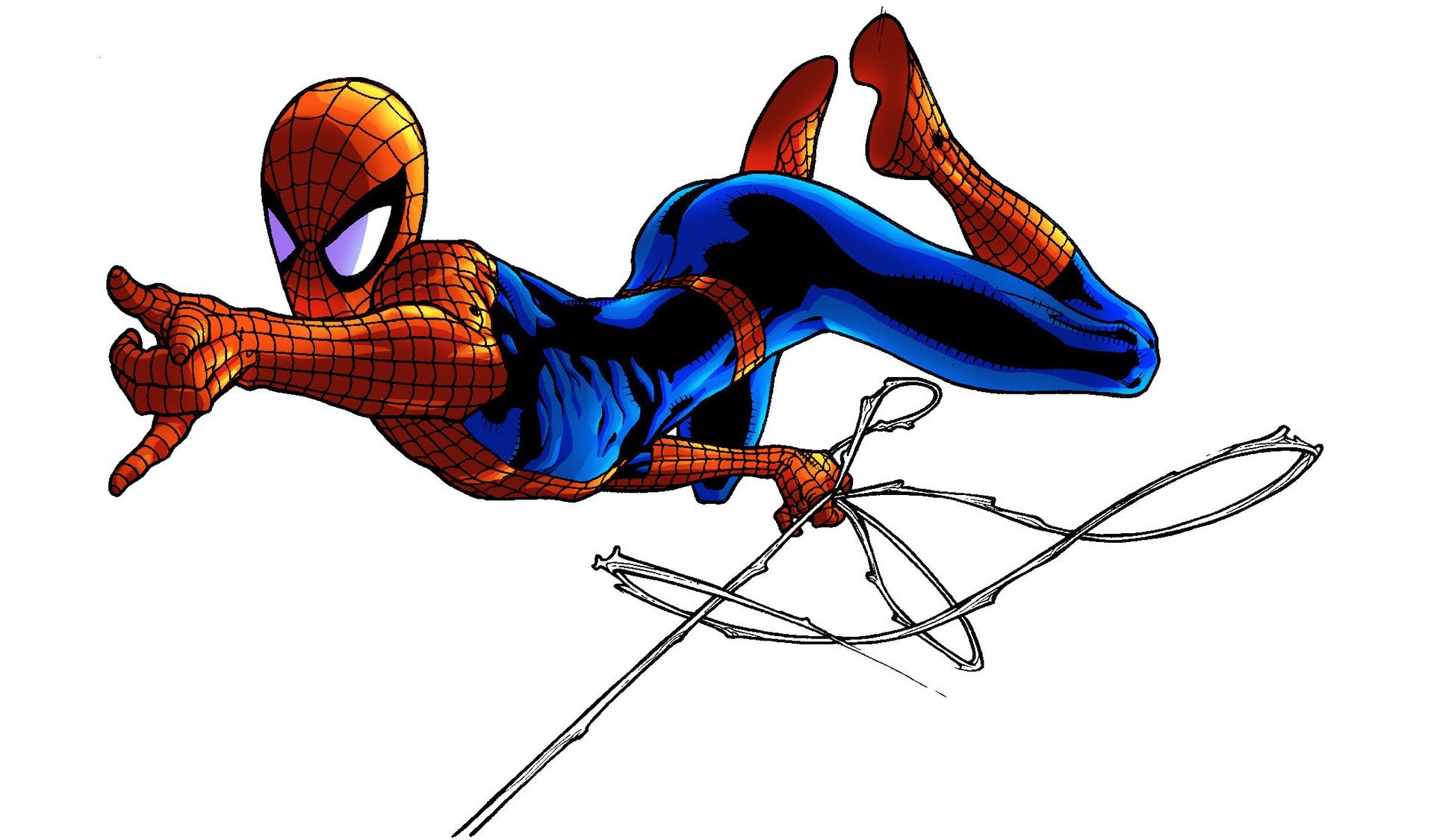 Spider-Man in action