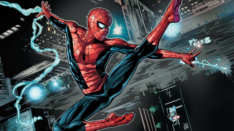 Spider-Man in action
