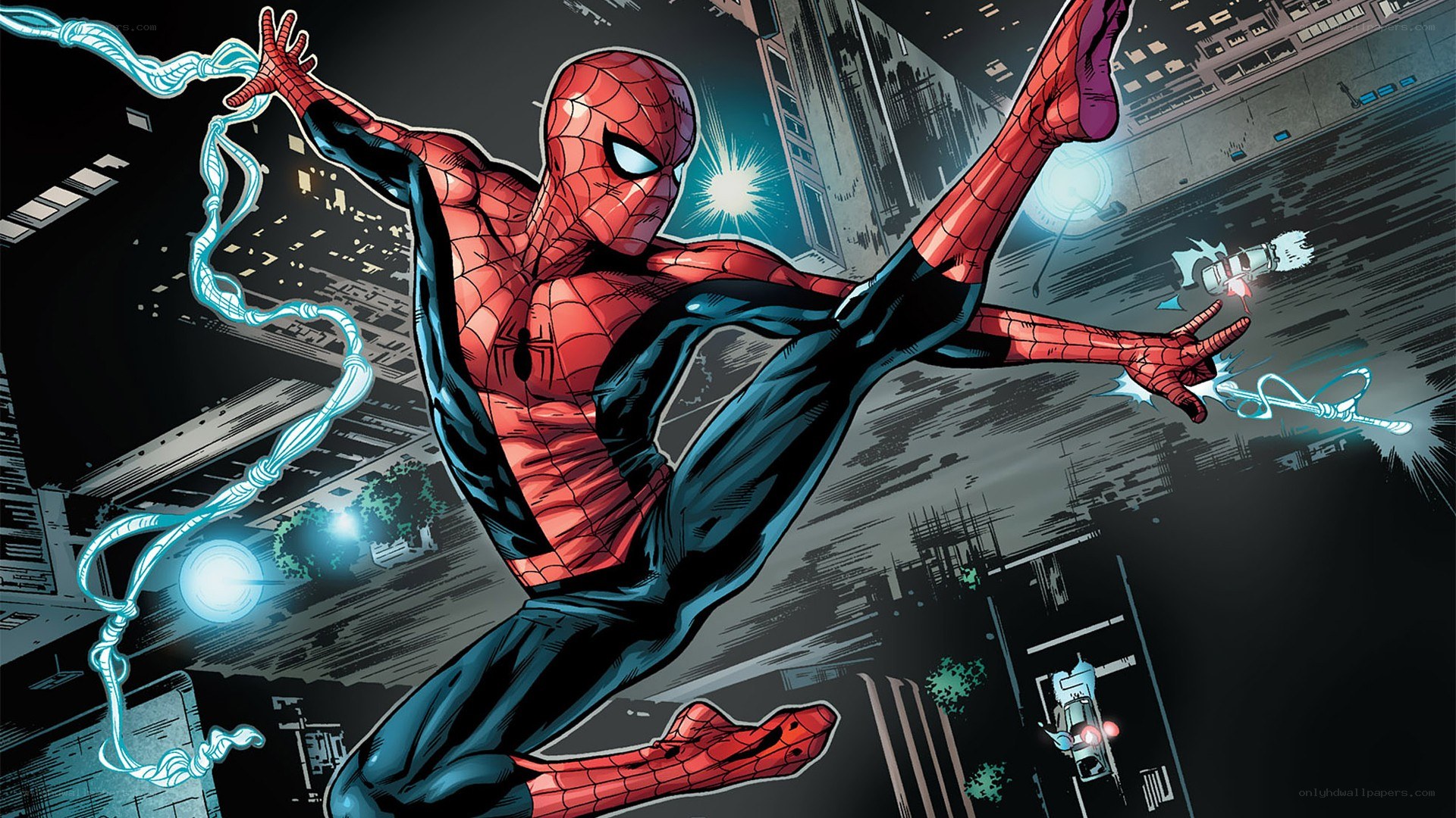Spider-Man in action
