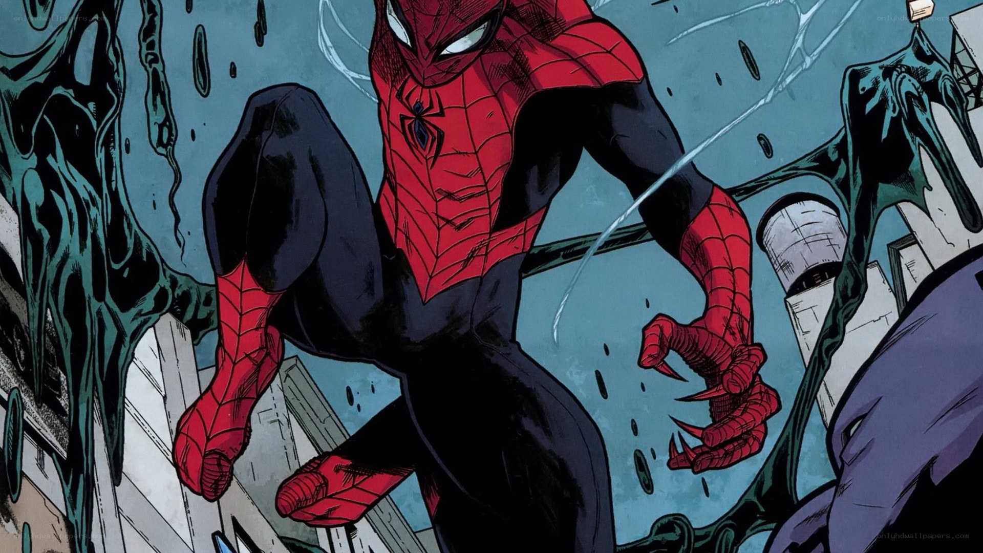 Spider-Man in action