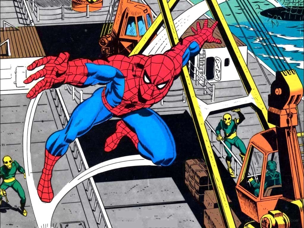 Spider-Man in action