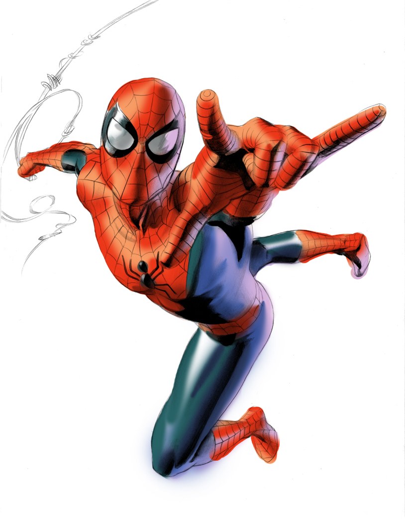 Spider-Man in action pose