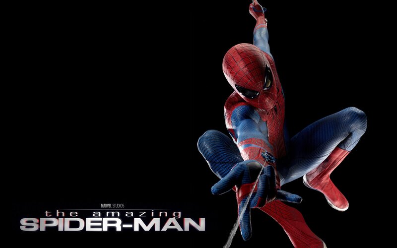 Spider-man in Action — Red, Dramatic, Digital Art, Web