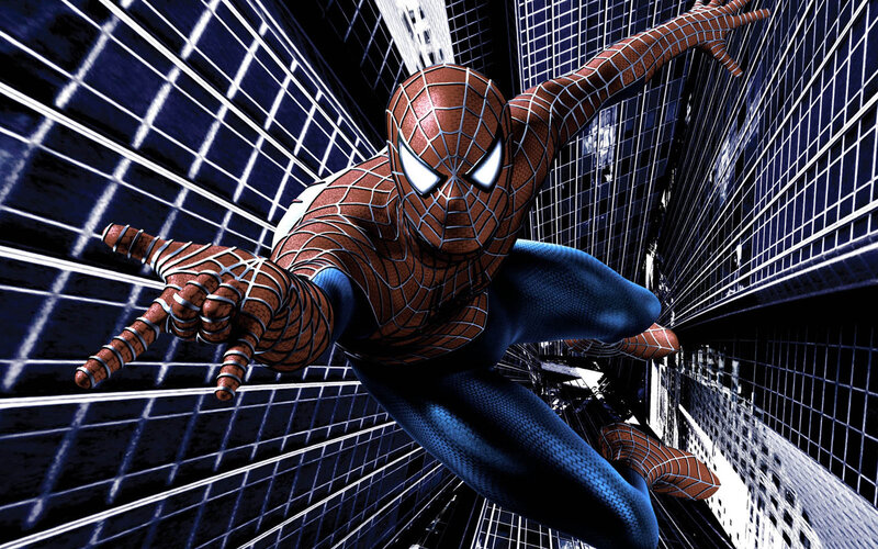 Spider-man in Action — Red, Dynamic