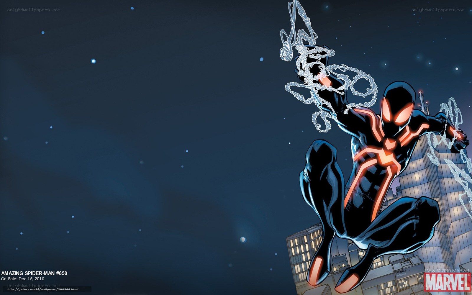 Spider-Man in black suit