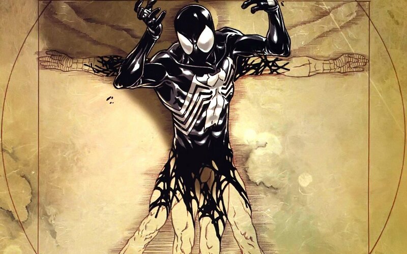 Spider-Man in black suit