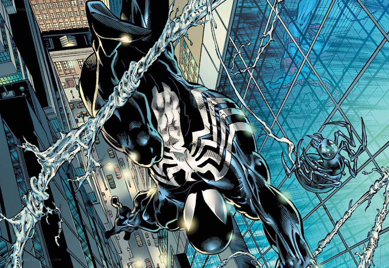 Spider-Man in black suit