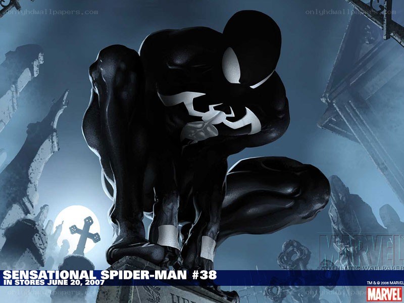 Spider-Man in black suit