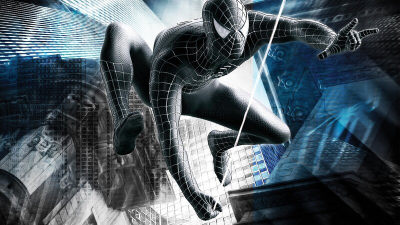 Spider-Man in black suit