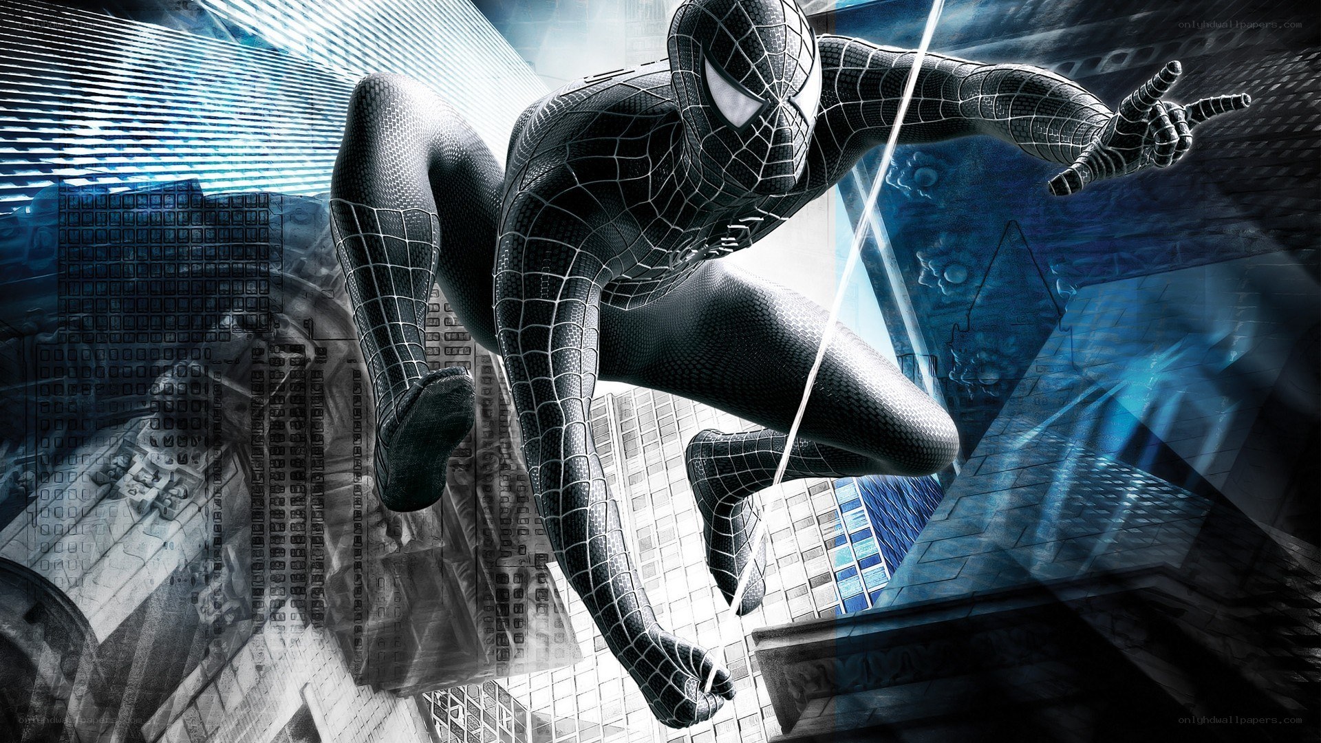 Spider-Man in black suit