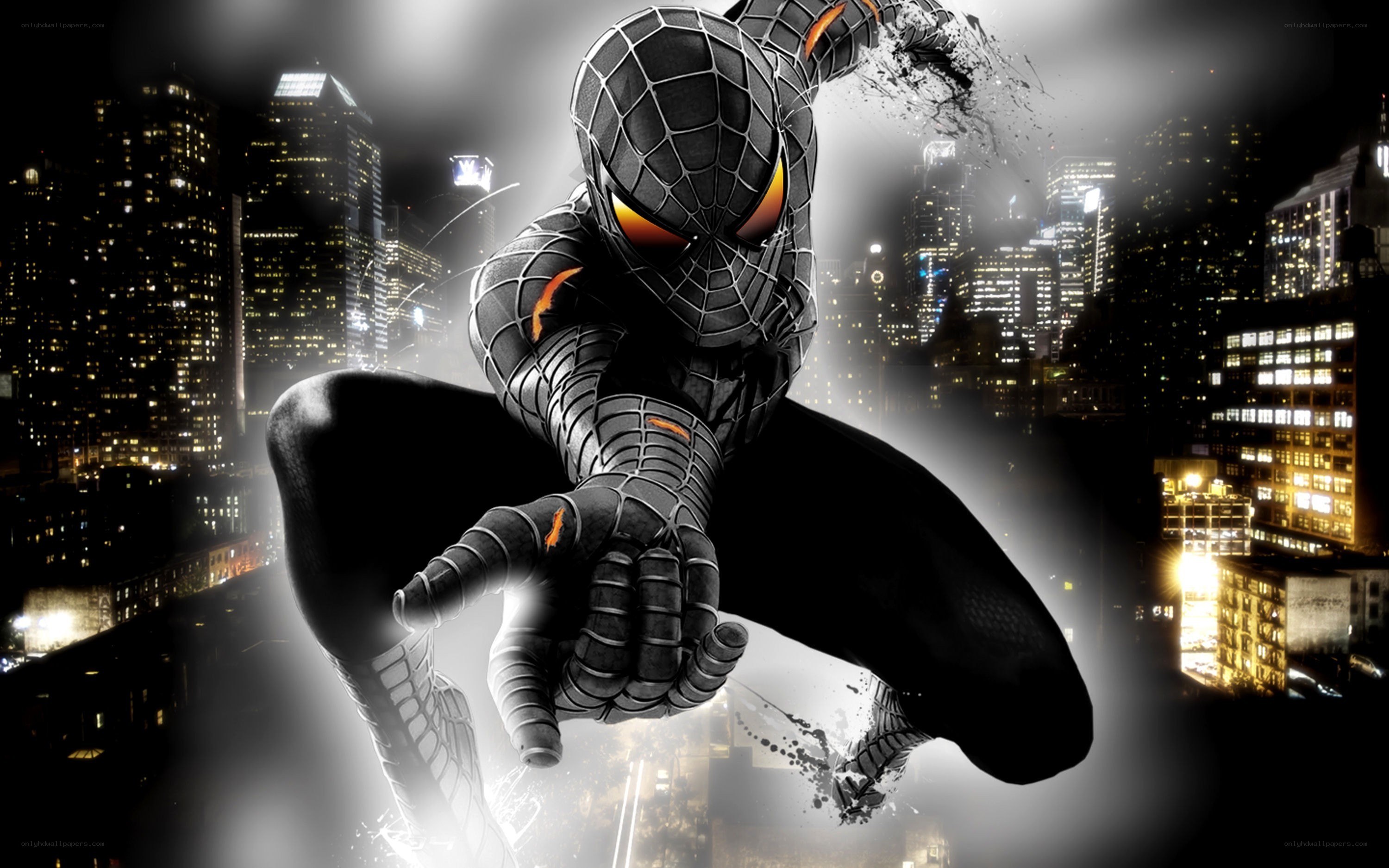 Spider-Man in black suit