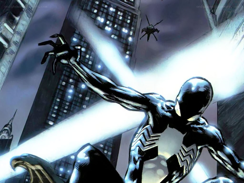 Spider-Man in black suit