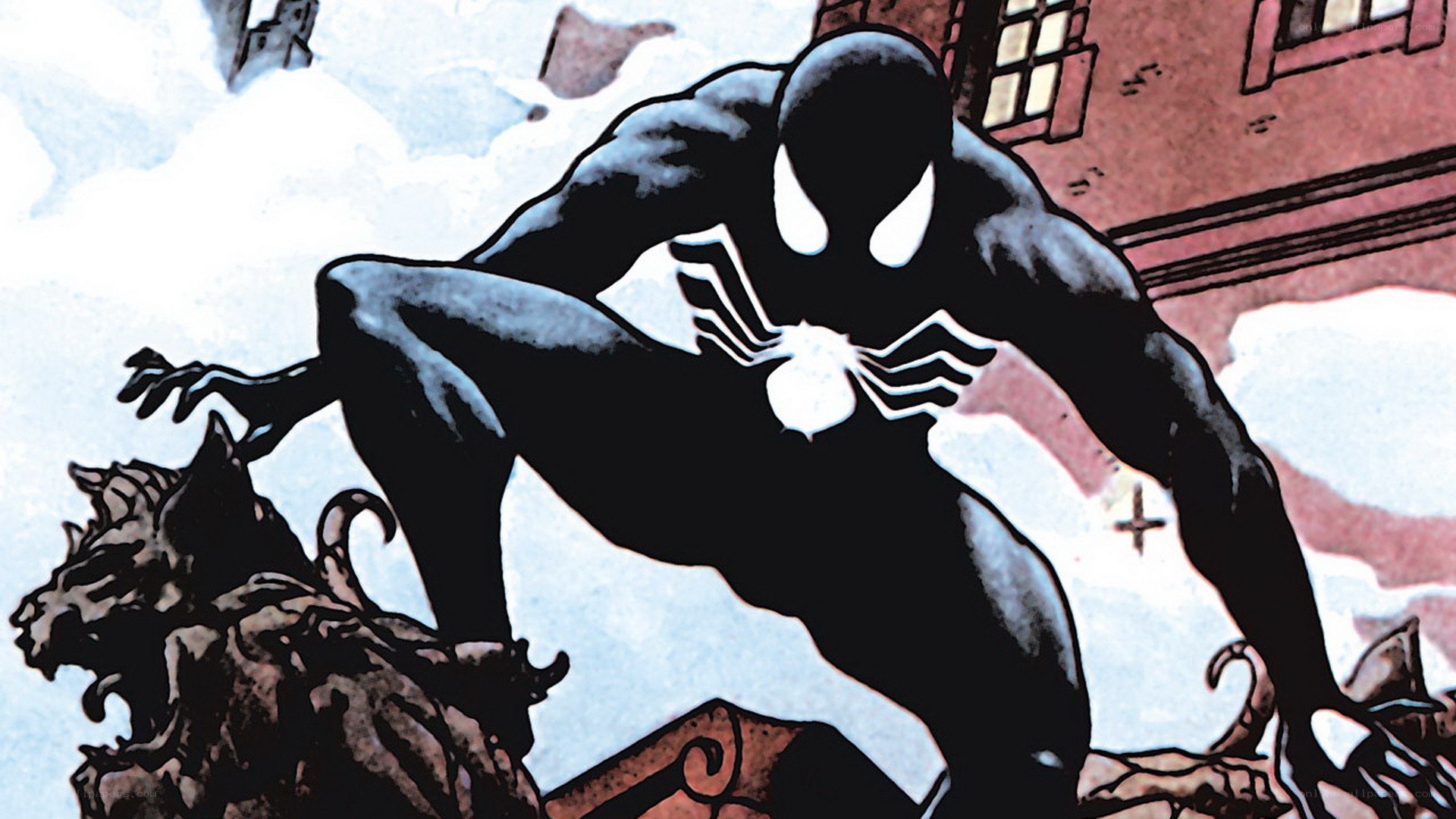 Spider-Man in black suit