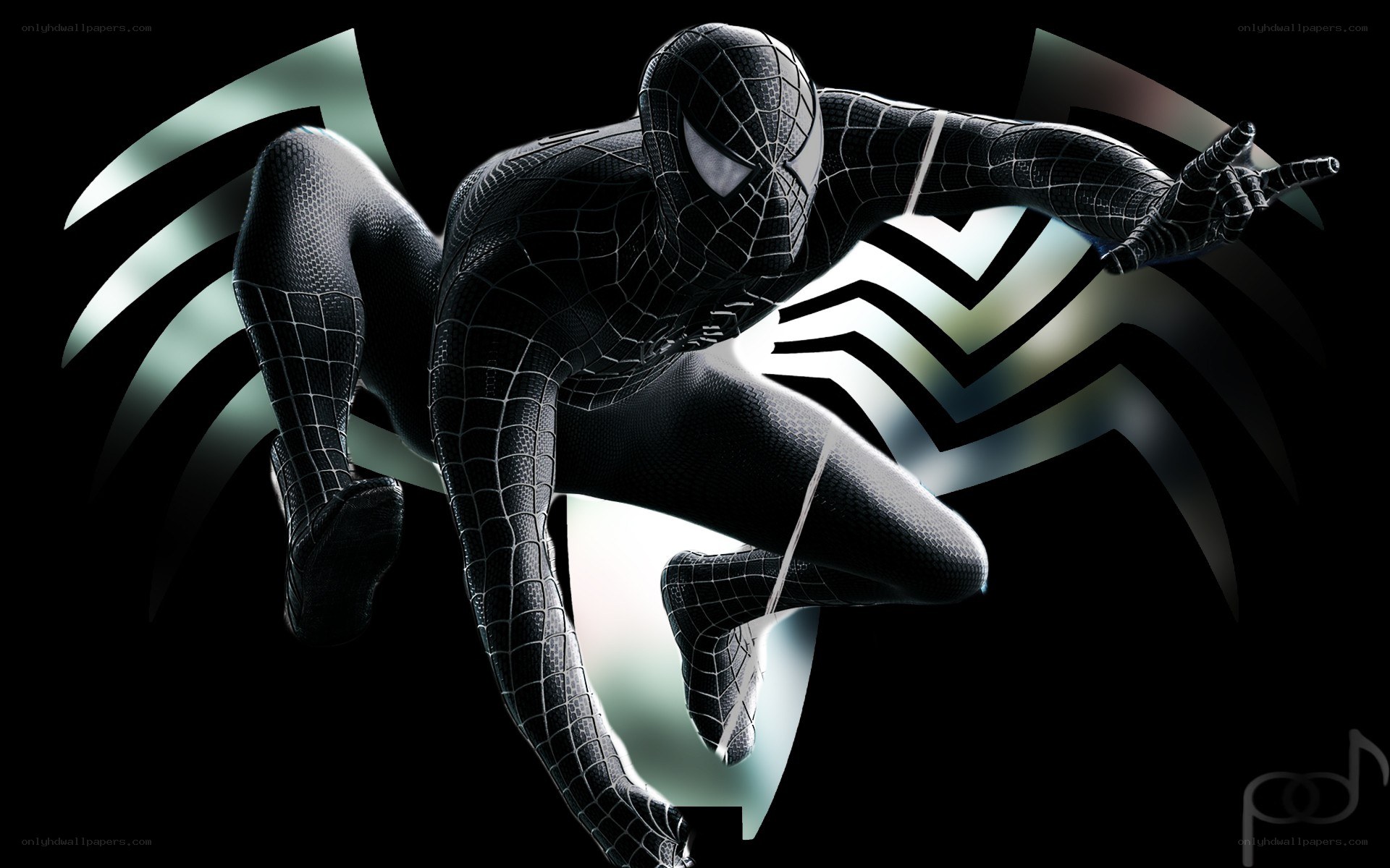 Spider-Man in black suit
