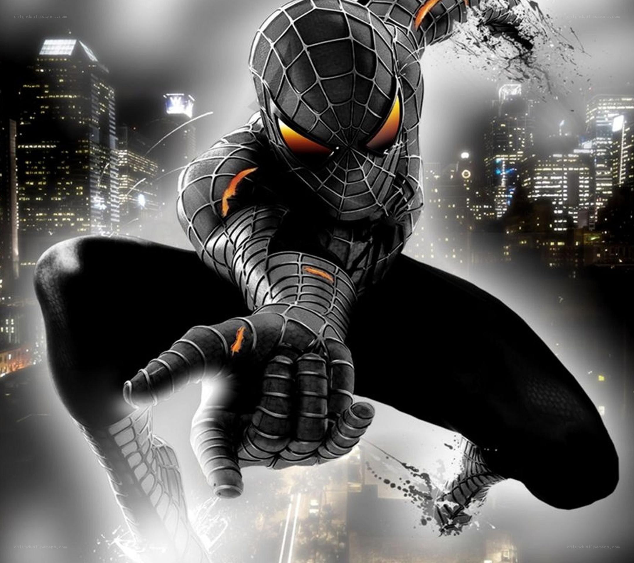 Spider-Man in black suit