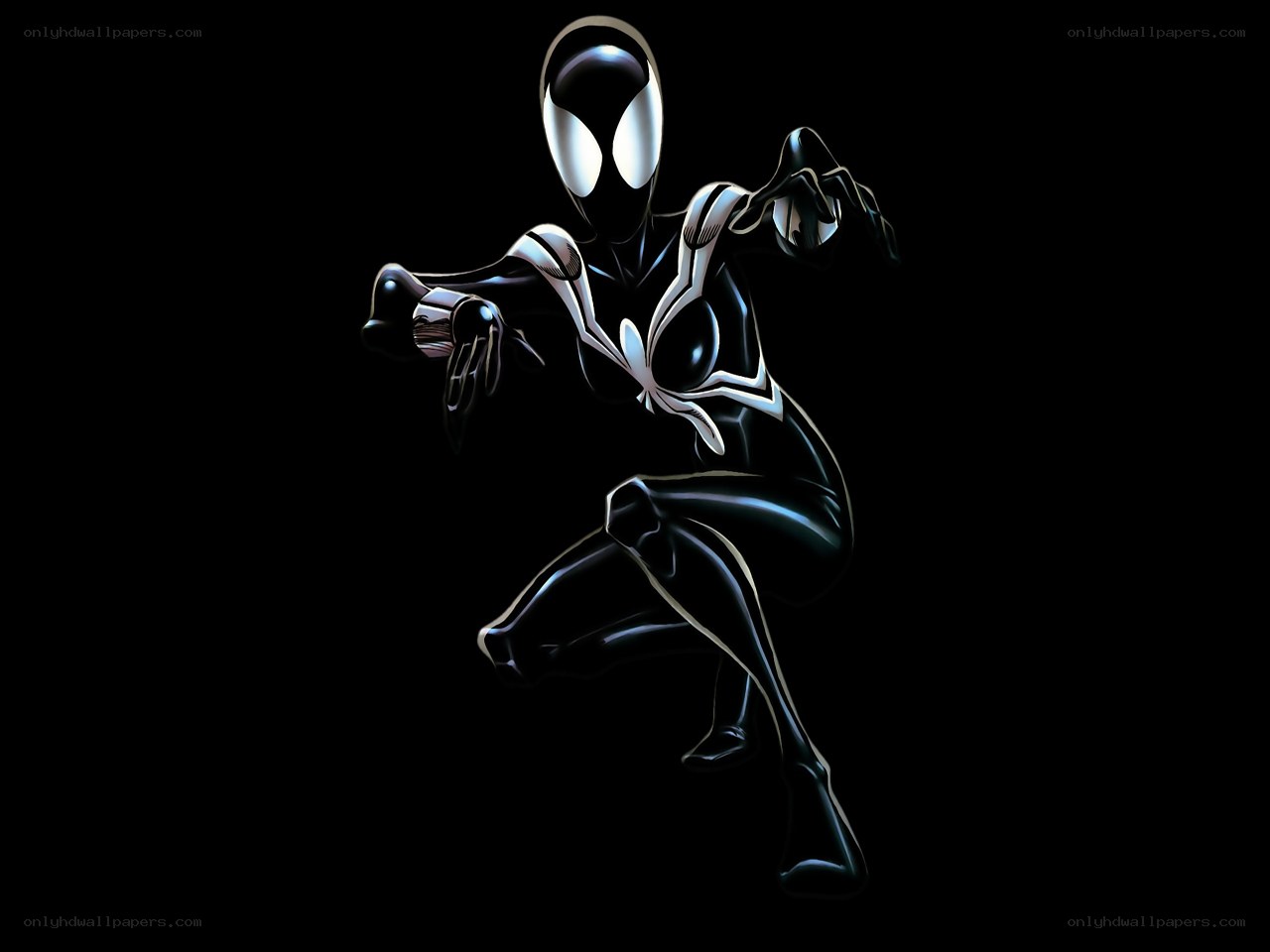 Spider-Man in black suit