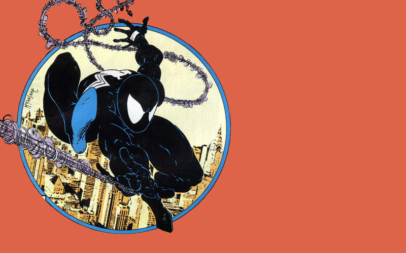 Spider-man in Black Suit — Red