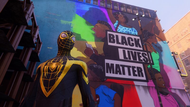 Spider-man in Black Suit — Serious