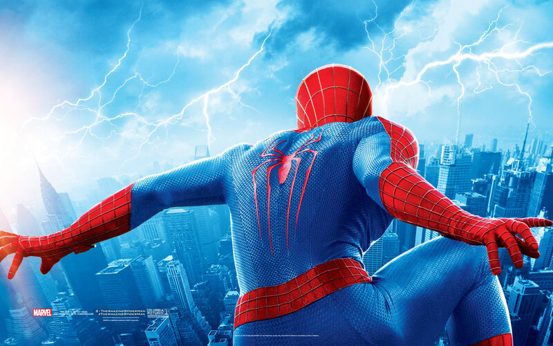 Spider-man in Blue Suit — Dramatic