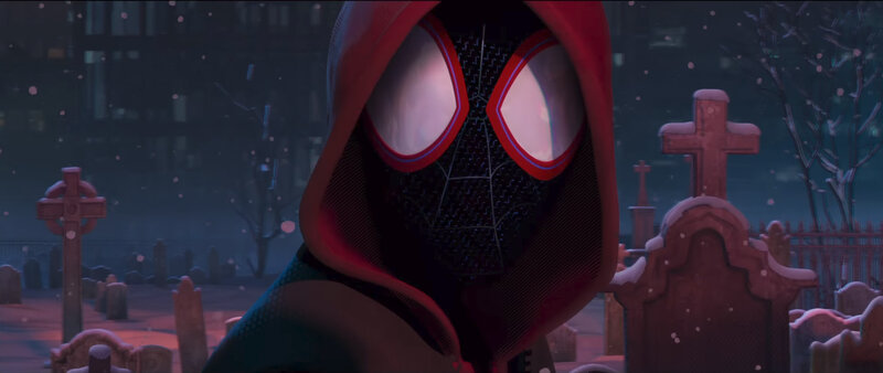 Spider-man in Cemetery