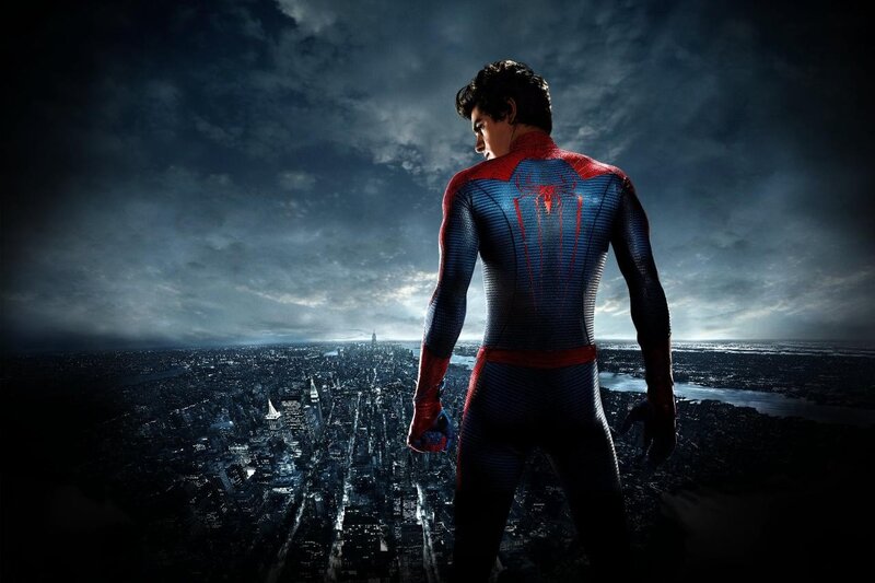 Spider-man in City — Blue