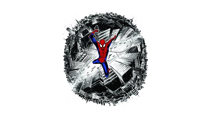 Spider-Man in City — Red, Dynamic