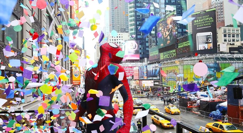 Spider-man in Confetti