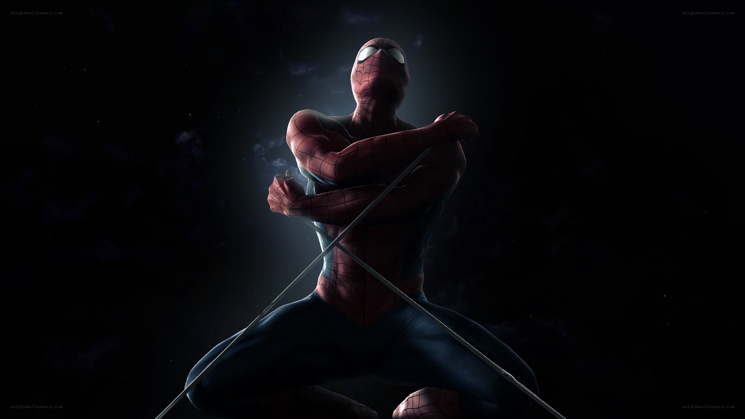 Spider-Man in dark pose