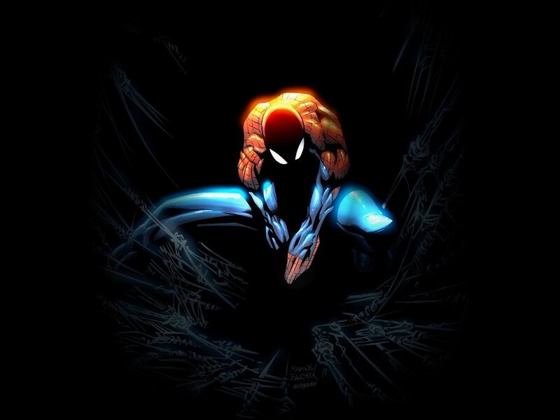 Spider-Man in dark web