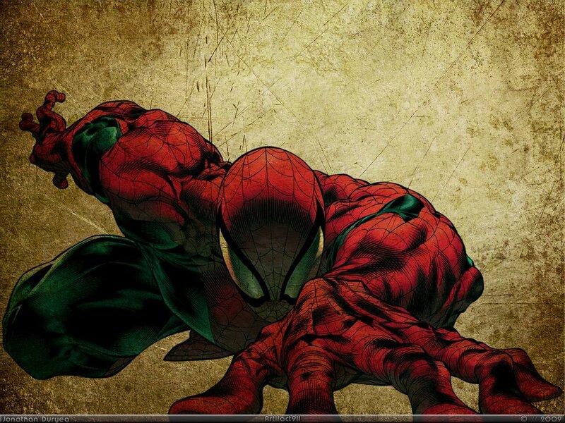 Spider-Man in dynamic pose