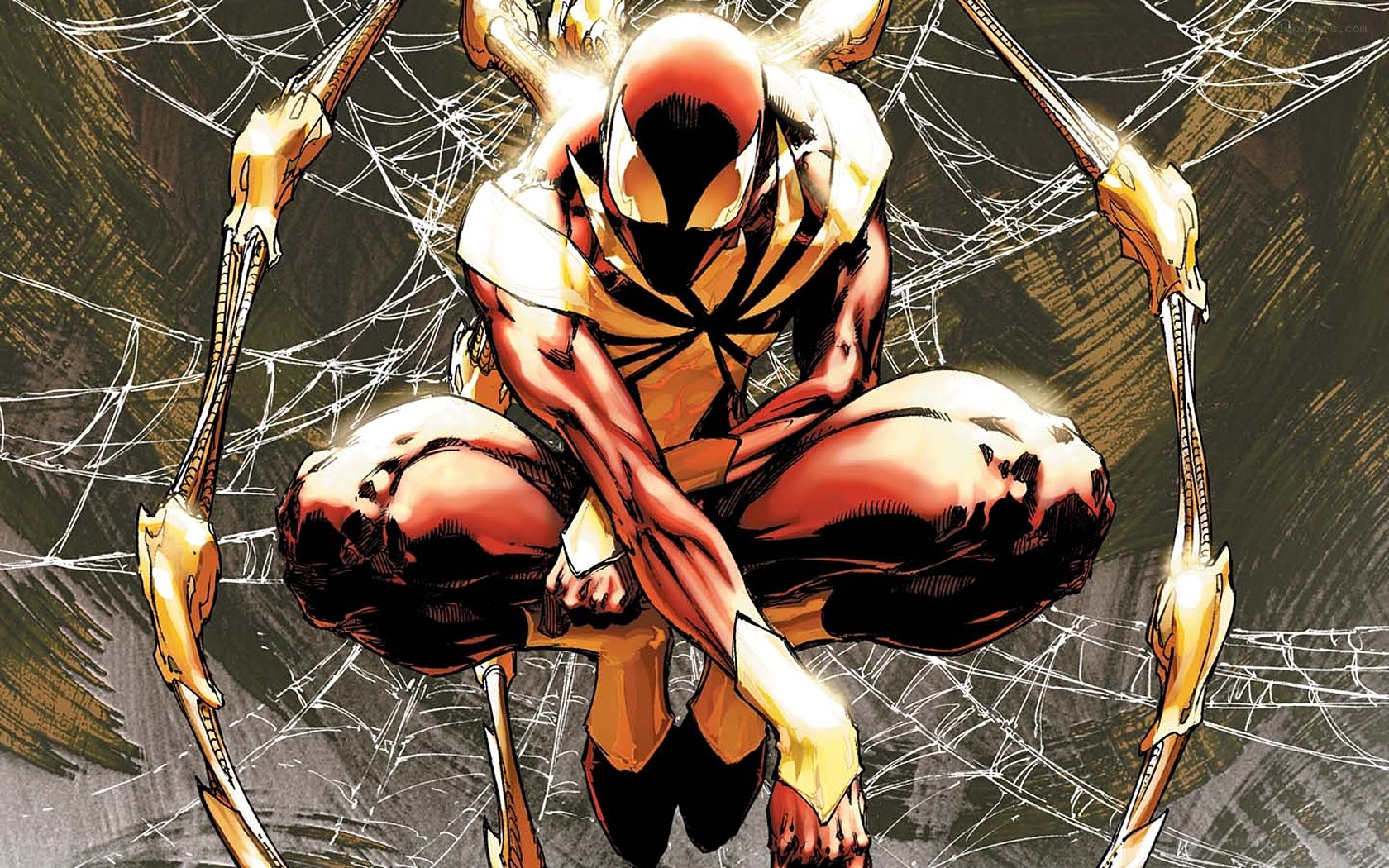 Spider-Man in gold suit