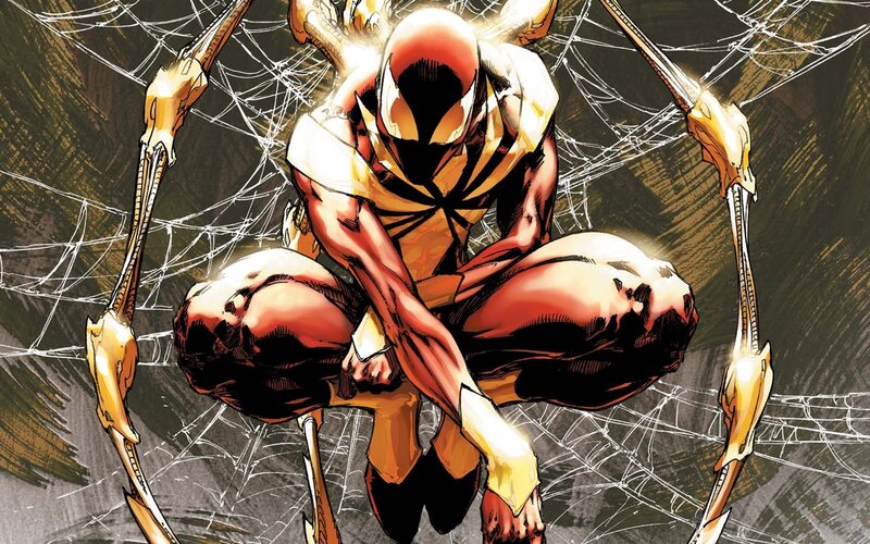 Spider-Man in gold suit
