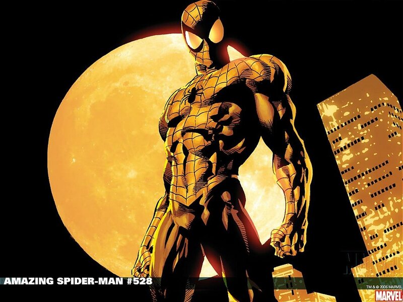 Spider-Man in golden suit