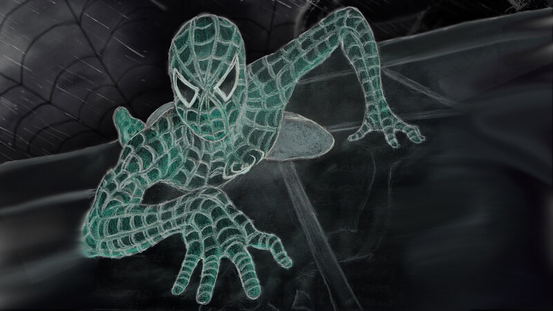 Spider-Man in green suit