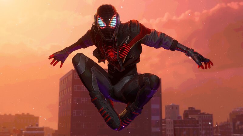 Spider-Man in Mid-air — Orange