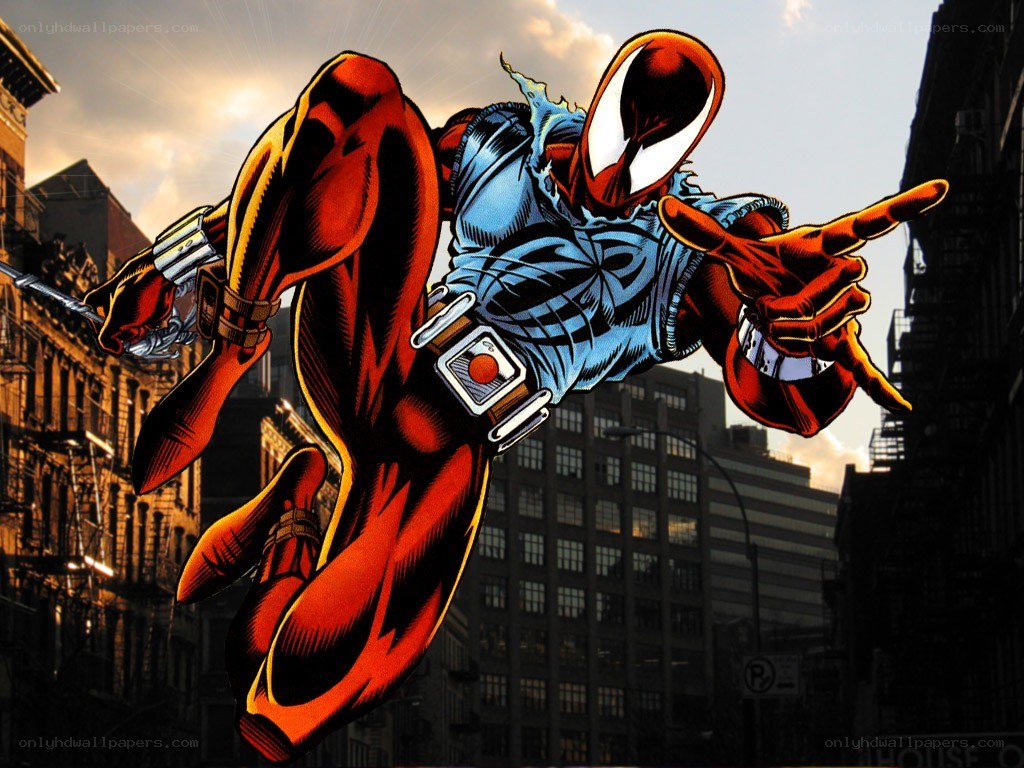 Spider-Man in red suit
