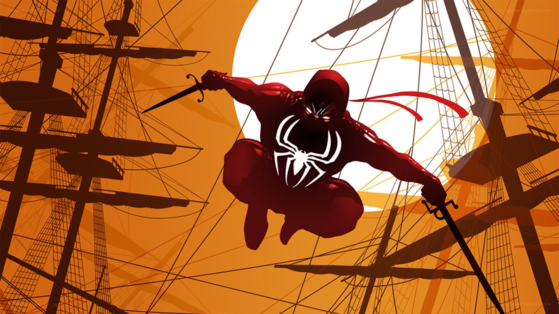 Spider-Man in red suit