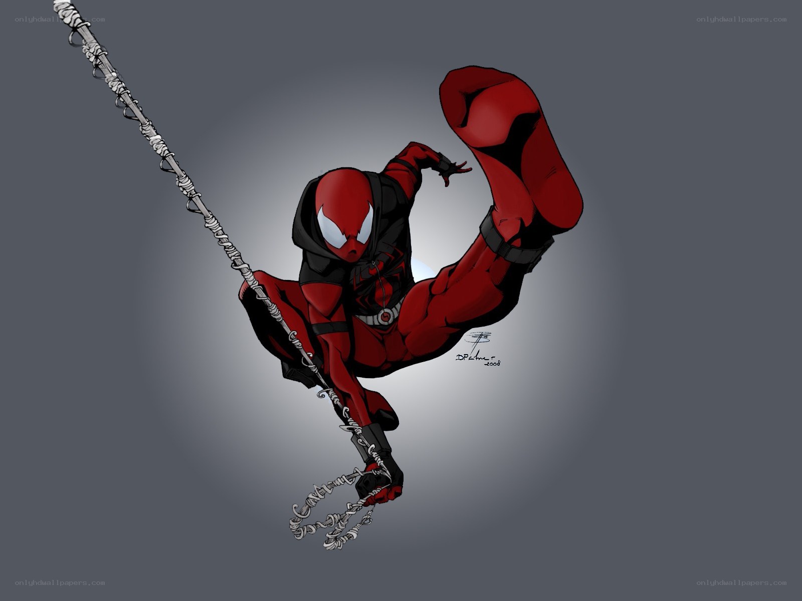 Spider-Man in red suit
