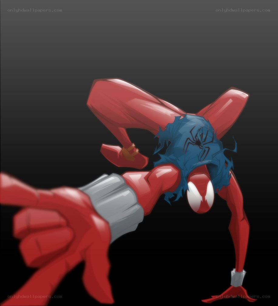 Spider-Man in red suit