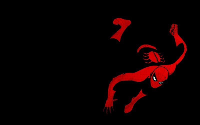 Spider-Man in red suit