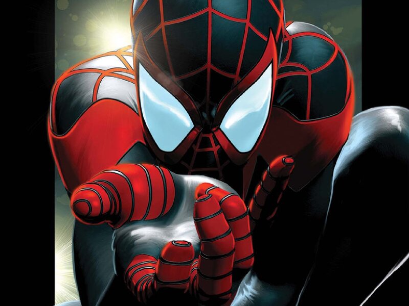 Spider-man in Red Suit — Dramatic, Comic, Mask