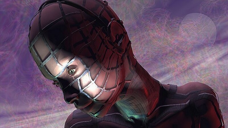 Spider-Man in Red Suit — Dramatic, Digital Art, Mask