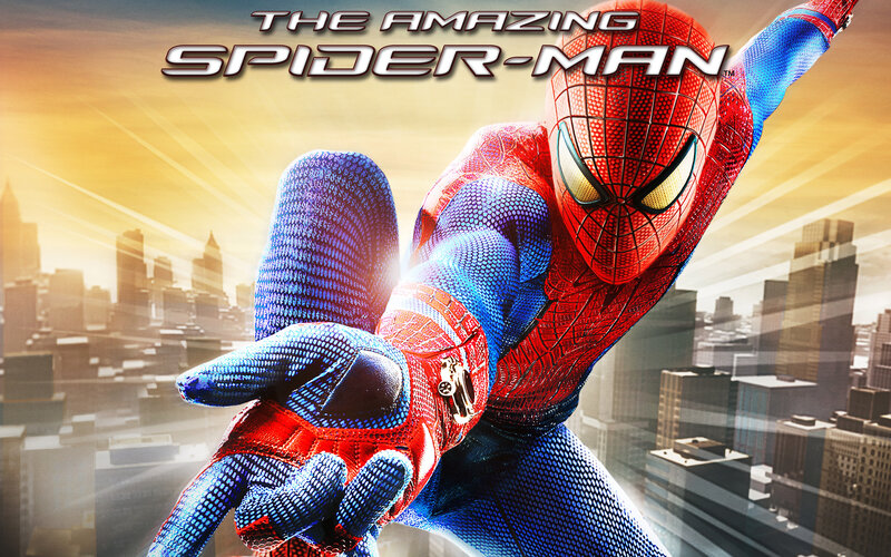 Spider-man in Red Suit — Dramatic, Sunset