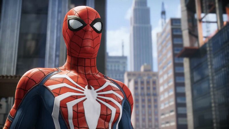 Spider-man in Red Suit — Heroic