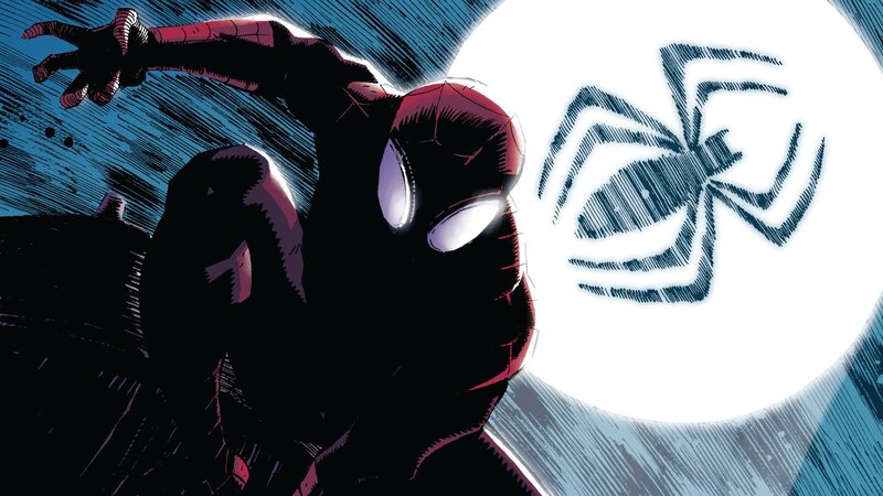 Spider-man in Silhouette — Black